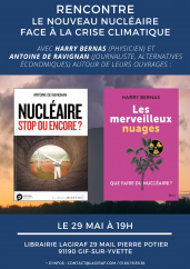Le nouveau nucléaire face à la crise climatique. Rencontre avec Harry Bernas et Antoine de Ravignan 