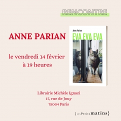 Anne Parian à la librairie Michèle Ignazi