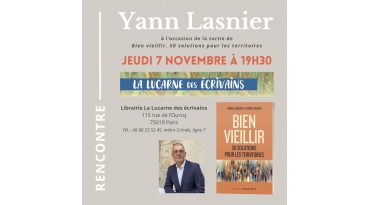 Yann Lasnier à La Lucarne des écrivains